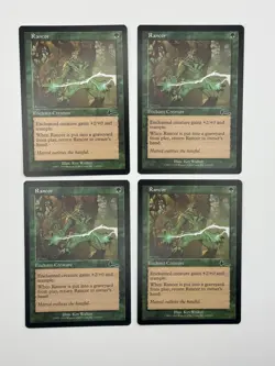 4x Rancor Urza's Legacy MTG Playset Magic The Gathering *NM* - Image 1