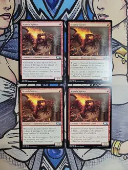 4x Scorch Spitter - NM Core Set 2020 M20 MTG Magic - Image 1