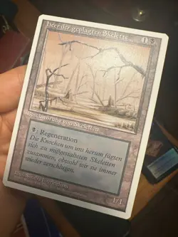 German Misprint Drudge Skeletons Swamp With Regenerate • NM/Unplayed • Mtg 1287 - Image 4
