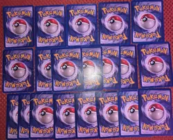 110 Vintage Pokemon Cards Lot WOTC 1999 Base/Jungle/Fossil Era – DAMAGED/CREASED - Image 4