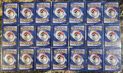 Pokemon 1999 Base Basic 21 Common and Uncommon Cards NM or Better - Image 2