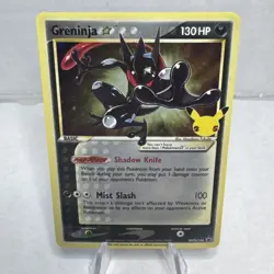Pokemon Greninja Star SWSH144 NM Black Star Promo Celebrations - Image 1