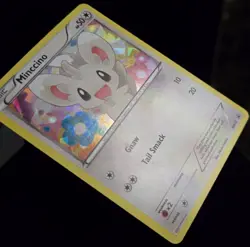 Pokemon TCG - MINCCINO #BW13 - CRACKED ICE HOLO PROMO - BLACK & WHITE 2011 MP/LP - Image 2