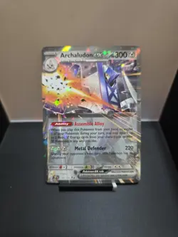 Pokemon TCG Archaludon EX 130/191 Surging Sparks Double Rare Card - Image 1