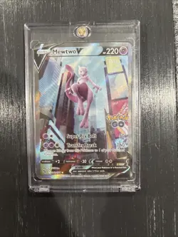 Mewtwo V (Alternate Full Art) 072/078 Pokemon GO Holo - Image 1