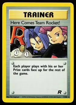 Here Comes Team Rocket! 15/82 Holo Rare Team Rocket Pokemon Card - Image 1