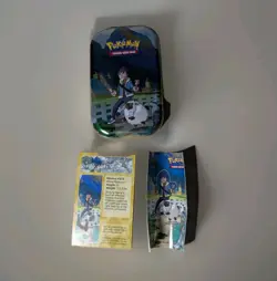 Pokemon TCG Crown Zenith Mini Tin Hop And Wooloo Empty With Sticker - Image 1