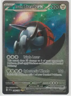 Iron Treads ex 248/198 Pokemon Scarlet & Violet Special Illustration Rare NM-LP - Image 1