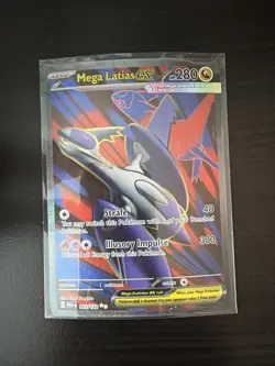 Pokemon Mega Latias EX 163/132 Me01: Mega Evolution Full Art Ultra Rare Holo - Image 1