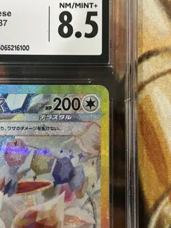 Eevee ex SAR 223/187 Pokemon sv8a Terastal Festival Japanese - CGC 8.5 🔥 - Image 2