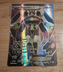 Zygarde EX 54a/124 Fates Collide Alternate Full Art Promo Near Mint Pokemon - Image 1