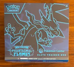 Phantasmal Flames Pokemon Center Exclusive ETB Elite Trainer Box Factory Sealed - Image 1
