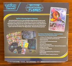 Phantasmal Flames Pokemon Center Exclusive ETB Elite Trainer Box Factory Sealed - Image 2
