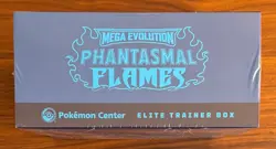 Phantasmal Flames Pokemon Center Exclusive ETB Elite Trainer Box Factory Sealed - Image 3