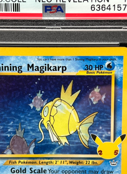PSA Gem Mint 10-Shining Magikarp Holo #66- 2021 Pokemon Celebrations Classic - Image 3