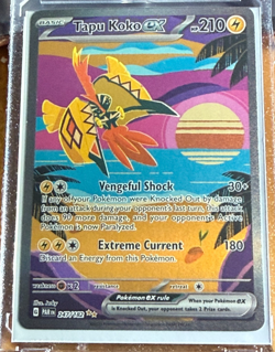 2023 Pokemon SV Paradox Rift TAPU KOKO ex #247/182 NEAR MINT! - Image 1