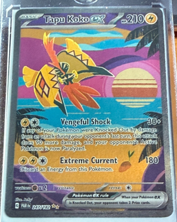 2023 Pokemon SV Paradox Rift TAPU KOKO ex #247/182 NEAR MINT! - Image 3