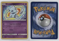 Shining Mew Holo Pokemon Sun & Moon Legends #40 - Image 3