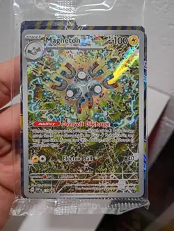 Pokemon Sealed Magneton SVP 159 Surging Sparks Full Art Holo Black Star Promo NM - Image 1