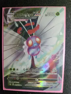 Butterfree VMAX 002/189 Swsh03 Darkness Ablaze Ultra Rare Holo Full Art Pokemon - Image 1