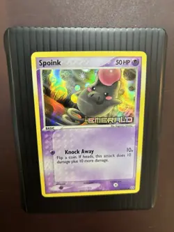 Spoink Emerald 65/106 [Reverse Holo] Stamped Pokemon TCG - NM/NM- - Image 1
