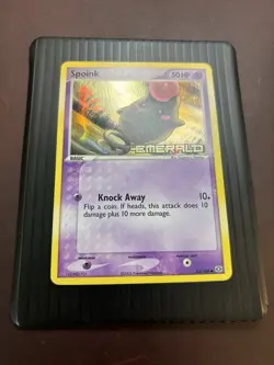 Spoink Emerald 65/106 [Reverse Holo] Stamped Pokemon TCG - NM/NM- - Image 2