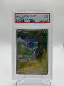 TANGELA #178 ILLUSTRATION RARE 2023 POKEMON MEW EN SCARLET & VIOLET 151 PSA 9 - Image 1