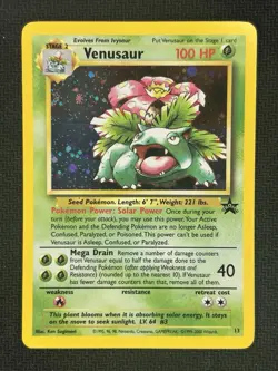 Venusaur 13/53 LP Wotc Black Star Promo Holo Pokemon TCG - Image 1