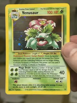 Venusaur 13/53 LP Wotc Black Star Promo Holo Pokemon TCG - Image 2