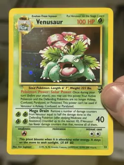 Venusaur 13/53 LP Wotc Black Star Promo Holo Pokemon TCG - Image 5