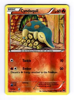Cyndaquil XY - BREAKthrough #18 (2015) Common Reverse Holo NM Pokemon - Image 1