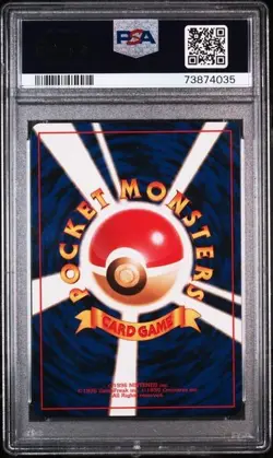 1996 POKEMON JAPANESE BASIC #65 ALAKAZAM HOLO PSA 9 - Image 2