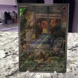 Pokemon TCG Charmander SVP 044 Holo Basic 60 HP Flame English 2023 - Image 1