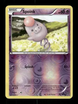 Pokemon XY Base Set #49/146 Spoink Common Reverse Holo - Image 1