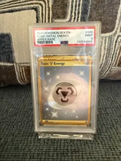 Basic Metal Energy 99/64 - Hyper Rare - Shrouded Fable - Pokemon TCG PSA 9 - Image 1