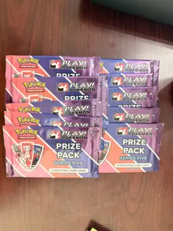Pokemon Play! Prize Pack Series 5, Lot of 10 Packs. - Image 1