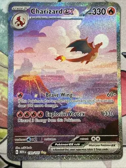 2023 Pokemon SV 151 Charizard ex Special Illustration Rare #199/165 - Image 2