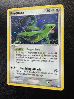 Rayquaza 22/107 Holo Rare Pokemon Ex Deoxys Theme Deck Jetstream MP - Image 4
