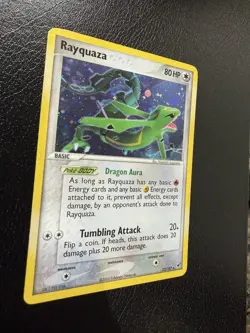 Rayquaza 22/107 Holo Rare Pokemon Ex Deoxys Theme Deck Jetstream MP - Image 5