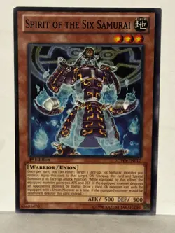 Spirit of the Six Samurai Common SDWA-EN012 1st Ed Yugioh NM - Image 1