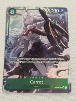 EB04-013 Carrot SR NM Alt Art Foil ENGLISH One Piece Card Game - Image 1