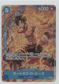 2024 One Piece Two Legends OP08 Japanese Portgas D Ace Alt Art #OP08-052 - Image 1