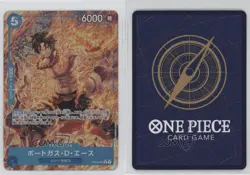 2024 One Piece Two Legends OP08 Japanese Portgas D Ace Alt Art #OP08-052 - Image 3