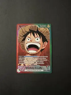 Monkey D Luffy OP13-001 L Leader Alt Art Carrying On His Will OPCG - Image 1
