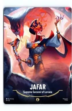 Jafar - Supreme Sorcerer of Lorcana Illumineer's Quest Palace Heist Jumbo 3.5x5 - Image 1
