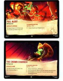 Full Alert/The Crown Chamber Lorcana Illumineer's Quest Palace Heist Jumbo 3.5x5 - Image 1