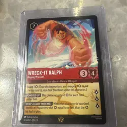 Disney Lorcana Winterspell Wreck It Ralph 103/204 Legendary Card Non Foil - Image 1