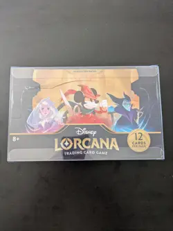 Disney Lorcana Trading Card Game The First Chapter Booster Box Sealed W Acrylic 4050368981905 - Image 1