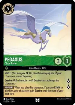 Pegasus - Cloud Racer 83/204 Ursula's Return Non-Foil Disney Lorcana - Image 1