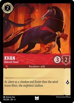 Khan - Beloved Steed 110/204 Ursula's Return Non-Foil Disney Lorcana - Image 1